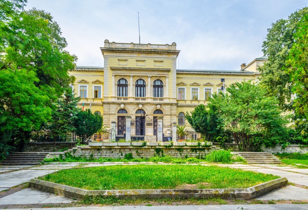 View of the archaeological museum in Varna